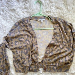 leopard cardigan
